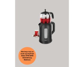 Resim MiraLive Sıcak Tutma Özellikli 2’si 1 Arada Çay Makinesi ve Su Isıtıcı 