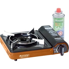 Resim Orcamp Tekli Portatif Kamp Ocağı - Turuncu 