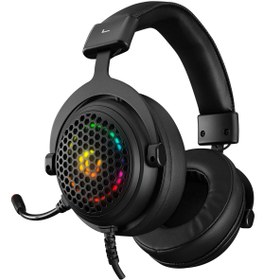 Resim Rampage Majesty Siyah Rgb Led 7.1 Surround Sound System Gaming Mikrofonlu Oyuncu Kulaklığı 