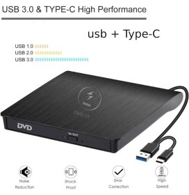 Resim Delixa Alfalink Harici DVD Rw External Taşınabilir Ultra Ince USB 3.0 CD DVD Yazıcı Okuyucu 