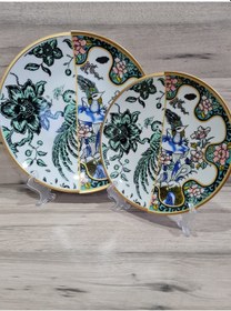 Resim Fermato 12 Parça 6 Kişilik Porselen Pasta Ve Servis Tabağı Seti Seremony Serisi Çok Renkli 