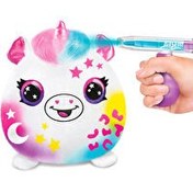Resim Airbrush Plush Sürpriz Squishy Paint Bucket Unicorn 