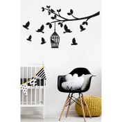Resim Ne Verelim Size Kuşlar Duvar Sticker 110X60CM 