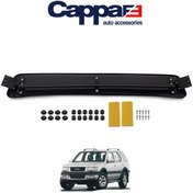 Resim Cappafe Opel Frontera Ön Cam Güneşliği Siperlik Vizör Şapka Terek (ABS) Piano Black 1998-2004 