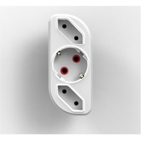 Resim FETİH 3lü Grup Çok Amaçlı Golyat Priz Fiş 1 Adet 