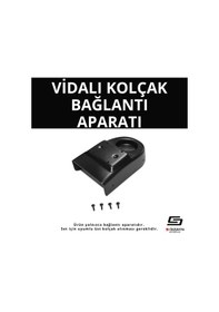 Resim S-dizayn Peugeot 207 Abs Vidalı Kol Dayama Kolçak Alt Adaptör 2006-2014 A+kalite 