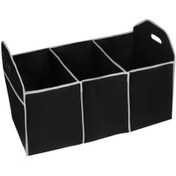 Resim Araba Saklama Çantası Bagaj Saklama Kutusu Çok Fonksiyonlu Katlanabilir Dokunmamış Toplama Çantası Araba Organizatör 