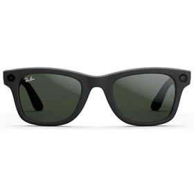 Resim Ray-Ban Meta Wayfarer (Gen 1) Kameralı Yapay Zekalı Akıllı Gözlük Matte Black Clear to Graphite Green Transitions 53 Beden 