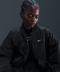 Resim Nike Sportswear Therma-FIT Reversible Bomber Jacket - Siyah / 