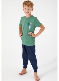 Resim Roly Poly 3019 Afterwave Erkek Çocuk Kısa Kol Pijama Takım 001 