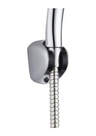 Resim Plastik Duş Başlığı Fiskiyesi Hortumu Askısı Mafsal Tutacak 4741 Altın - Krom 