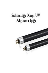 Resim Şahnet 4W T5 BLB Floresan Ampul Mor Işık 13.6 CM Para Makinesi Lambası 
