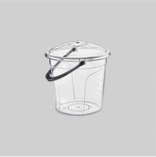 Resim abnturk 15 Lt Kapaklı Şeffaf Su Kovası 