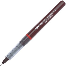 Resim salesalbutik Tikky Graphic Keçe Uçlu Teknik Çizim Kalemi, 0,2 mm, Siyah Mürekkep 