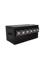 Resim RigBu Kapalı Mining Rig Kasası Sk77 Fanlı Hız Ayarlı Siyah 