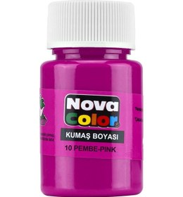 Resim Nova Color Kumaş Boyası Şişe-Pembe 