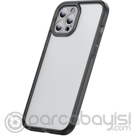 Resim Baseus iPhone 12 Pro Max Kamera Lens Koruyuculu Frame Kılıf 