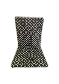 Resim Sandalye Minderi 6 Adet Bağcıklı Bahçe Minderi Arkalıklı(Karaçatı 