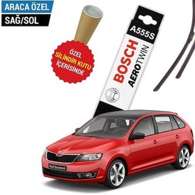 Resim Skoda Rapid Spaceback Silecek 2013-2019 Bosch Aerotwin A555S 