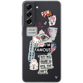 Resim Samsung S21 FE Colage Telefon Kılıfı 