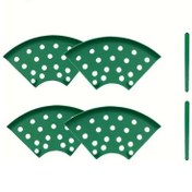 Resim Willowhaven Yeşil 8'li Çilek Desteği, Paslanmaz Çürümeye Dayanıklı Nefes Alabilir Bitki Koruma 