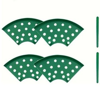 Willowhaven Yeşil 8'li Çilek Desteği, Paslanmaz Çürümeye Dayanıklı Nefes Alabilir Bitki Koruma