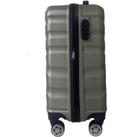 Resim Cakgo 031-26 Plastik Orta Boy Valiz Antrasit 