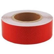 Resim 10 Cm X25Mt Fosfor Petekli Kırmızı 