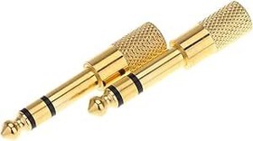 Resim Henniu Çift Ses Jak Adaptörü Dönüştürücü Stereo Priz Elektrik Gitar Mikrofon Kulaklık 6.35mm Erkek 3.5mm Kadın 