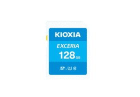 Resim KIOXIA FLA 128GB NORMALSD EXCERIA UHS1 R100 