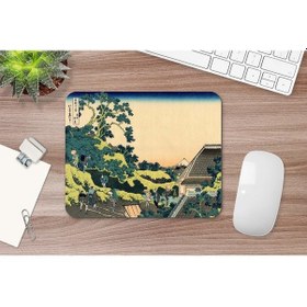 Resim Hokusai The Fuji Seen From The Mishima 17 X 21 Cm Mouse Pad Mousepad 