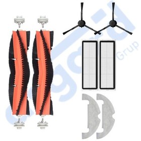 Resim Xiaomi Mop 2 Ultra X10 Uyumlu 2 Ana Fırça 2 Yan Fırça 2 Filtre 2 Mop Pkt-iasgf0001291 