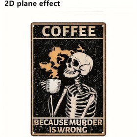 Resim 15 cm x 20 cm (5,85 inç x 7,8 inç), Kar Motorlu Kahve Sanatı Logosu - Dayanıklı Dekorasyon, Komik Retro Espresso Teması, Ev için Akıcı, Kafe, Bar, Ofis, Her Türlü Dekora Uygun, 2B Düzlem Etkisi, Oda Dekoru İçin Mükemmel 