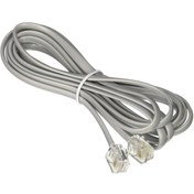 Resim Telefon Kablosu 3 Metre Jacklı Rj11 Köken Kablo Adsl Modem Kablo 