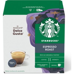 Resim Starbucks Dark Espresso DG kapsülleri 12 adet. 