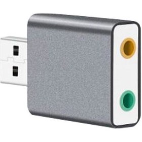 Resim USB Harici 7.1 Stereo Ses kartı kulaklık mikrofon girişli g 