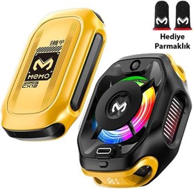 Resim Memo CX12 Pro 2000Mah Bataryalı i Manyetik Cep Telefon Soğutma, SARI 