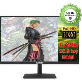 Resim Ezcool 23,8″ Corp EZC24 Full Hd 5ms 120Hz VGA HDMI Va Monitör (Sıfır Ölü Piksel Garantili) 