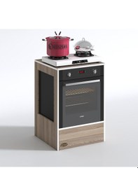 Resim Kenzlife Ankastre Modülü Kabini Kalsiyum3 Crd Fırın Ocak Dolabı Sabit Tabla 