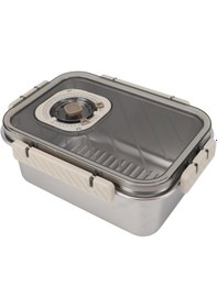 Resim Buzdolabı Gıda Saklama Kabı Tarih Detaylı 2,2 Lt Açık Gri 