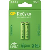 Resim GP ReCyko 1000 Serisi 950 mAh AAA Ni-MH Şarj Edilebilir İnce PİL GP