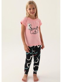 Resim Roly Poly 3399 Garson Sweet Kız Çocuk Pijama Takımı SOMON 