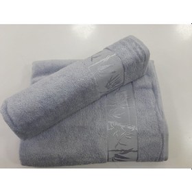 Resim Romans Bambu 2Li Banyo Havlu Takımı Gri 