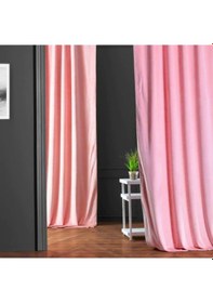 Resim Evdepo Home Deniz Soft Pileli Fon Perde Pembe 