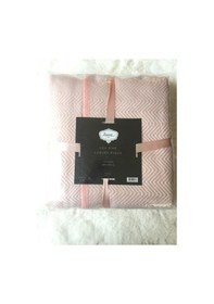 Resim Pike Yazlık Zmrt Somon Çift Dolgun Malzeme V Çizgili Desen Pamukl (410077583) Somon 