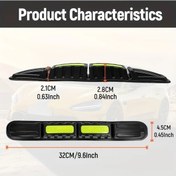 Resim Elmpaly Kırmızı Fzt-22 Tampor Koruma Şeridi Reflektif Çarpışma Önleyici Dayanıklı Yapışkanlı 