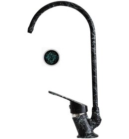 Resim Aqua Bella Su Arıtma Cihazı Musluğu Siyah Yeşil Granit 