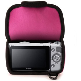 Resim MegaGear Sony Alpha A5100, A5000 Nex-5T Neopren Kamera Kılıfı 