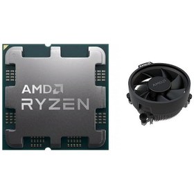 Resim Amd Ryzen 5 7500F MPK 3.7 GHz AM5 38 MB Cache 65 W İşlemci Tray + Fan 