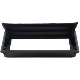 Resim Dizaynaks Mat Siyah Fırçalı Alüminyum Kablo Kanal Kapağı 10.1200/20 